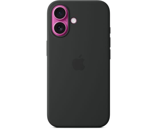 Чехол для мобильного телефона Apple iPhone16 Silicone Case with MagSafe - Black (MYY13ZM/A), изображение 4 Чехол для мобильного телефона Apple iPhone16 Silicone Case with MagSafe - Black (MYY13ZM/A), изображение 4