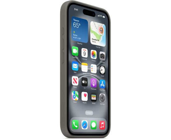 Чехол для мобильного телефона Apple iPhone16 Silicone Case with MagSafe - Stone Gray (MYY33ZM/A), изображение 2 Чехол для мобильного телефона Apple iPhone16 Silicone Case with MagSafe - Stone Gray (MYY33ZM/A), изображение 2