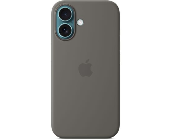 Чехол для мобильного телефона Apple iPhone16 Silicone Case with MagSafe - Stone Gray (MYY33ZM/A), изображение 3 Чехол для мобильного телефона Apple iPhone16 Silicone Case with MagSafe - Stone Gray (MYY33ZM/A), изображение 3