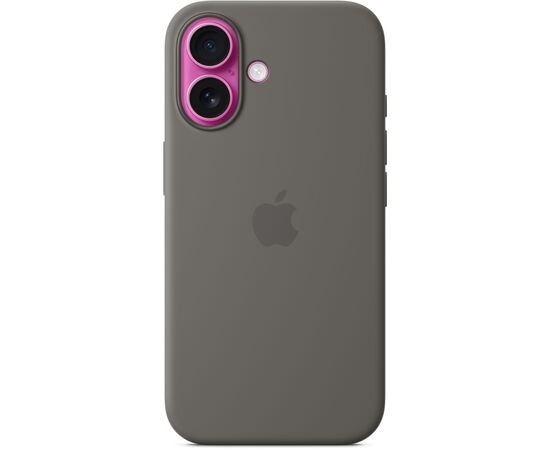 Чехол для мобильного телефона Apple iPhone16 Silicone Case with MagSafe - Stone Gray (MYY33ZM/A), изображение 4 Чехол для мобильного телефона Apple iPhone16 Silicone Case with MagSafe - Stone Gray (MYY33ZM/A), изображение 4