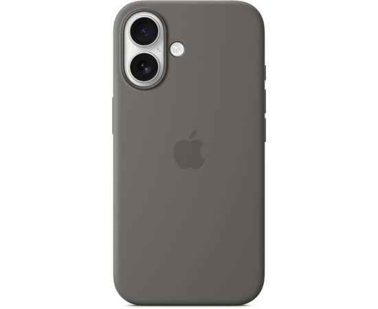 Чехол для мобильного телефона Apple iPhone16 Silicone Case with MagSafe - Stone Gray (MYY33ZM/A), изображение 5 Чехол для мобильного телефона Apple iPhone16 Silicone Case with MagSafe - Stone Gray (MYY33ZM/A), изображение 5