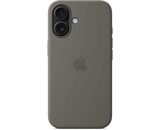 Чехол для мобильного телефона Apple iPhone16 Silicone Case with MagSafe - Stone Gray (MYY33ZM/A), изображение 6 Чехол для мобильного телефона Apple iPhone16 Silicone Case with MagSafe - Stone Gray (MYY33ZM/A), изображение 6