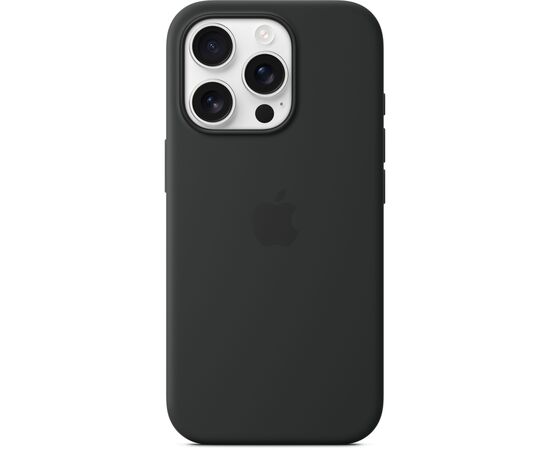 Чохол до мобільного телефона Apple iPhone16 Pro Silicone Case with MagSafe - Black (MYYJ3ZM/A), зображення 4 Чохол до мобільного телефона Apple iPhone16 Pro Silicone Case with MagSafe - Black (MYYJ3ZM/A), зображення 4
