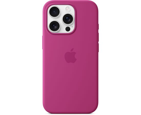 Чехол для мобильного телефона Apple iPhone16 Pro Silicone Case with MagSafe - Fuchsia (MYYN3ZM/A), изображение 4 Чехол для мобильного телефона Apple iPhone16 Pro Silicone Case with MagSafe - Fuchsia (MYYN3ZM/A), изображение 4