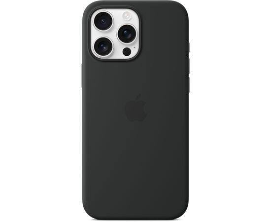Чехол для мобильного телефона Apple iPhone16 Pro Max Silicone Case with MagSafe - Black (MYYT3ZM/A), изображение 3 Чехол для мобильного телефона Apple iPhone16 Pro Max Silicone Case with MagSafe - Black (MYYT3ZM/A), изображение 3