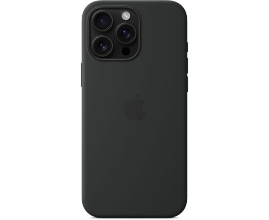 Чехол для мобильного телефона Apple iPhone16 Pro Max Silicone Case with MagSafe - Black (MYYT3ZM/A), изображение 4 Чехол для мобильного телефона Apple iPhone16 Pro Max Silicone Case with MagSafe - Black (MYYT3ZM/A), изображение 4