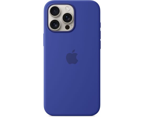 Чехол для мобильного телефона Apple iPhone16 Pro Max Silicone Case with MagSafe - Ultramarine (MYYY3ZM/A), изображение 2 Чехол для мобильного телефона Apple iPhone16 Pro Max Silicone Case with MagSafe - Ultramarine (MYYY3ZM/A), изображение 2