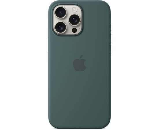 Чохол до мобільного телефона Apple iPhone16 Pro Max Silicone Case with MagSafe - Lake Green (MA7V4ZM/A), зображення 2 Чохол до мобільного телефона Apple iPhone16 Pro Max Silicone Case with MagSafe - Lake Green (MA7V4ZM/A), зображення 2