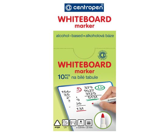 Маркер Centropen Board 2709 1-2 мм, round tip, black (2709/01), изображение 2 Маркер Centropen Board 2709 1-2 мм, round tip, black (2709/01), изображение 2