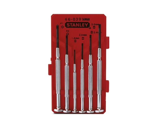 Отвертка Stanley отверток точной механики Watchmaker 6шт. (1-66-039), изображение 2