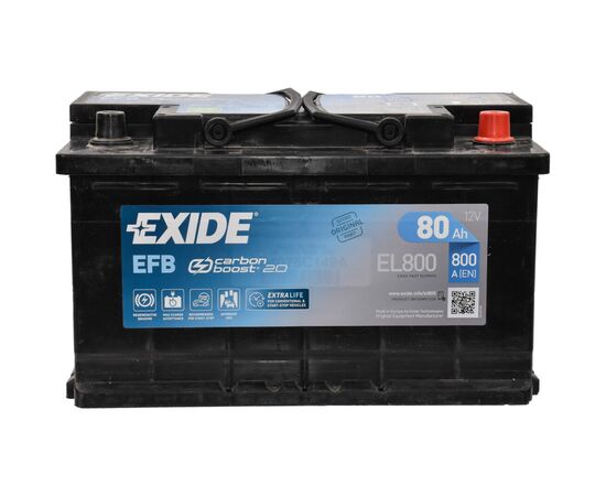 Акумулятор автомобільний EXIDE START-STOP EFB 80A (EL800)