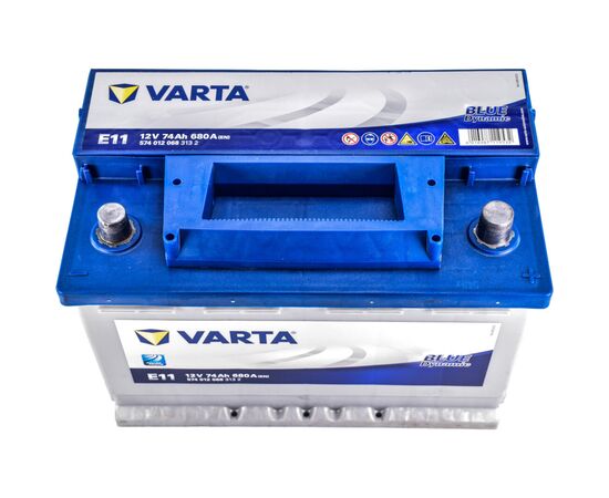 Аккумулятор автомобильный Varta Blue Dynamic 74Аh (574012068), изображение 2 Аккумулятор автомобильный Varta Blue Dynamic 74Аh (574012068), изображение 2