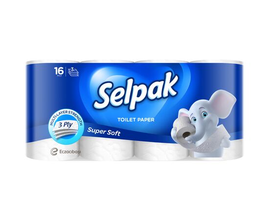 Туалетний папір Selpak 3 шари 16 рулонів (8690530134546)