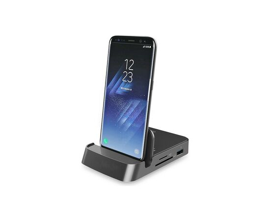 Порт-реплікатор Digitus USB-C Smartphone, 7 Port (DA-70882), зображення 4 Порт-реплікатор Digitus USB-C Smartphone, 7 Port (DA-70882), зображення 4