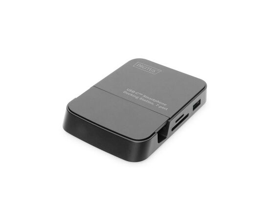 Порт-реплікатор Digitus USB-C Smartphone, 7 Port (DA-70882), зображення 6 Порт-реплікатор Digitus USB-C Smartphone, 7 Port (DA-70882), зображення 6