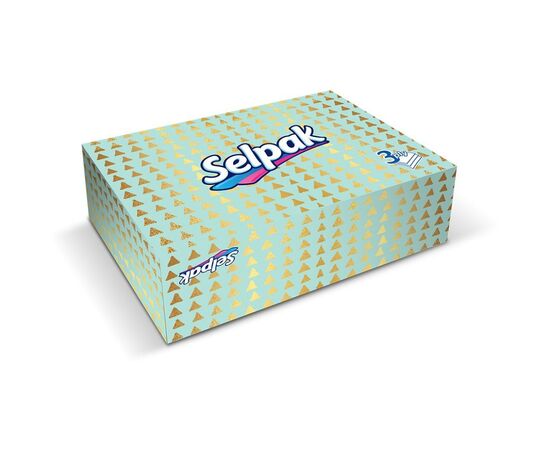 Салфетки косметические Selpak 3 слоя 70 шт. (8690530454781), изображение 2