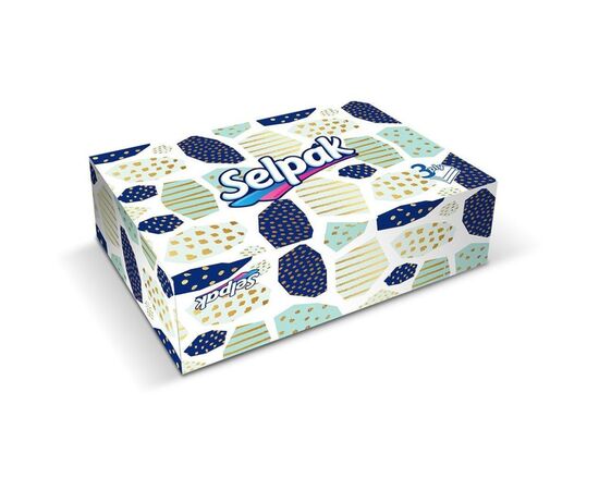 Серветки косметичні Selpak 3 шари 70 шт. (8690530454781)