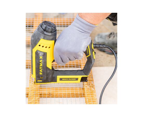 Степлер строительный Stanley электрический Fatmax Multi-Tacker, 5 в 1, скобы G, Н, СТ, гвозди и шпильки 18 GA. (FMHT6-75934), изображение 3 Степлер строительный Stanley электрический Fatmax Multi-Tacker, 5 в 1, скобы G, Н, СТ, гвозди и шпильки 18 GA. (FMHT6-75934), изображение 3