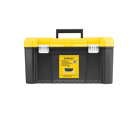 Ящик для инструментов Stanley ESSENTIAL, 482 х 254 х 250 мм (19"), пластиковый (STST75787-1), изображение 2 Ящик для инструментов Stanley ESSENTIAL, 482 х 254 х 250 мм (19"), пластиковый (STST75787-1), изображение 2