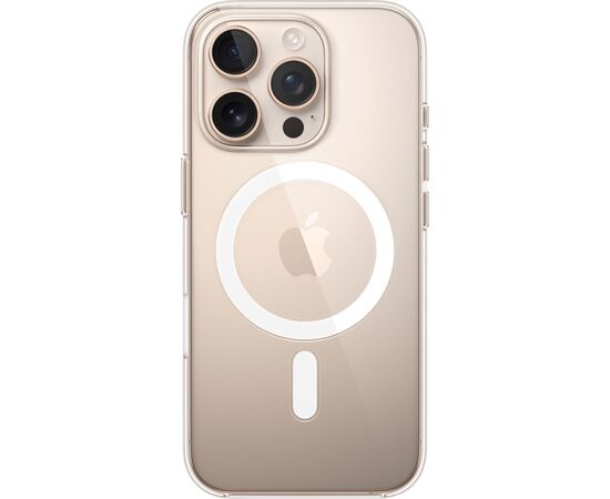 Чехол для мобильного телефона Apple iPhone 16 Pro Clear Case with MagSafe (MA7E4ZM/A), изображение 3 Чехол для мобильного телефона Apple iPhone 16 Pro Clear Case with MagSafe (MA7E4ZM/A), изображение 3