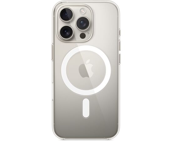 Чехол для мобильного телефона Apple iPhone 16 Pro Clear Case with MagSafe (MA7E4ZM/A), изображение 4 Чехол для мобильного телефона Apple iPhone 16 Pro Clear Case with MagSafe (MA7E4ZM/A), изображение 4