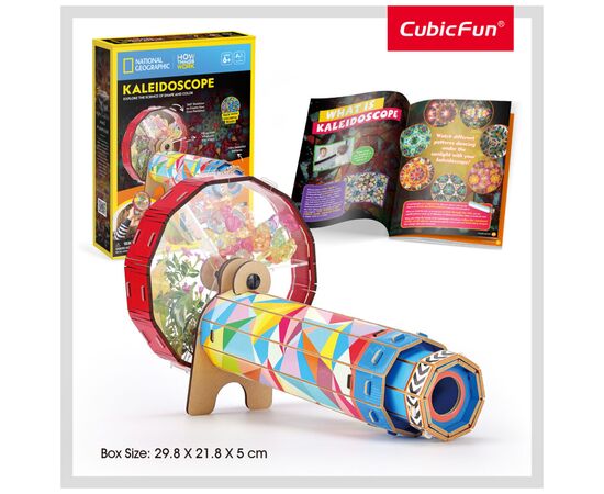 Пазл Cubic Fun Набор для моделирования STEM Калейдоскоп (DS1090h), изображение 3 Пазл Cubic Fun Набор для моделирования STEM Калейдоскоп (DS1090h), изображение 3