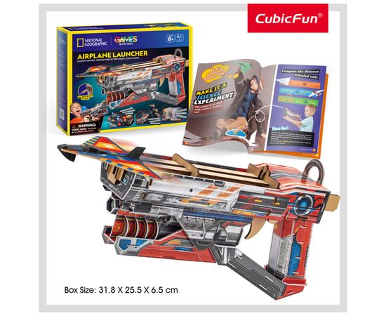 Пазл Cubic Fun Набір для моделювання STEM Пускова установка для літаків (DS1091h), зображення 3 Пазл Cubic Fun Набір для моделювання STEM Пускова установка для літаків (DS1091h), зображення 3