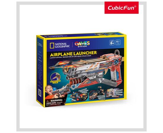 Пазл Cubic Fun Набір для моделювання STEM Пускова установка для літаків (DS1091h), зображення 5 Пазл Cubic Fun Набір для моделювання STEM Пускова установка для літаків (DS1091h), зображення 5