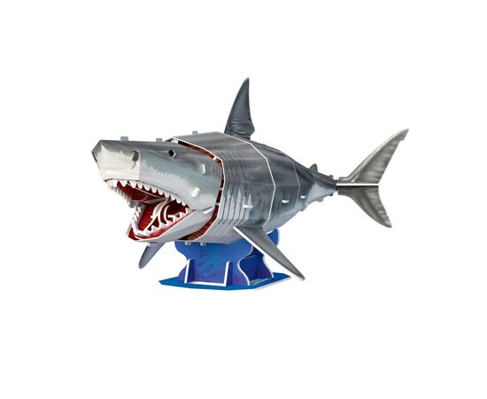 Пазл Cubic Fun Трехмерная головоломка-конструктор серии Исчезающие животные Большая белая акула (DS1098h), изображение 3 Пазл Cubic Fun Трехмерная головоломка-конструктор серии Исчезающие животные Большая белая акула (DS1098h), изображение 3