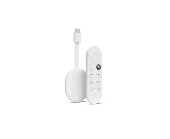 Медиаплеер Google Chromecast 4K with Google TV (Snow) (GA01919-US), изображение 2 Медиаплеер Google Chromecast 4K with Google TV (Snow) (GA01919-US), изображение 2
