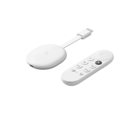 Медиаплеер Google Chromecast 4K with Google TV (Snow) (GA01919-US)