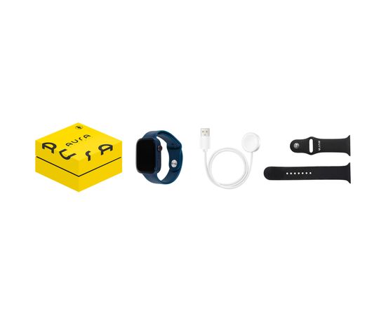 Смарт-часы AURA X1 Pro 44mm Blue (SWAX144BL), изображение 5 Смарт-часы AURA X1 Pro 44mm Blue (SWAX144BL), изображение 5