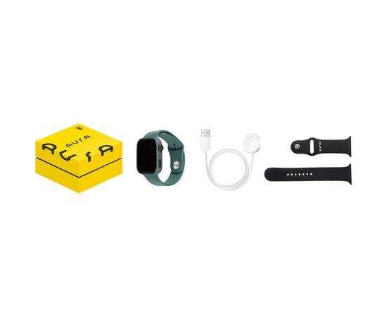 Смарт-часы AURA X1 Pro 44mm Green (SWAX144G), изображение 5 Смарт-часы AURA X1 Pro 44mm Green (SWAX144G), изображение 5