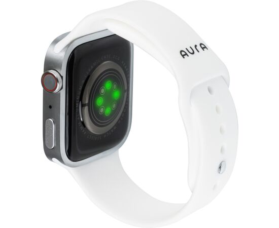Смарт-часы AURA X1 Pro 44mm White (SWAX144W), изображение 3 Смарт-часы AURA X1 Pro 44mm White (SWAX144W), изображение 3