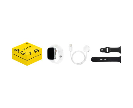 Смарт-часы AURA X1 Pro 44mm White (SWAX144W), изображение 5 Смарт-часы AURA X1 Pro 44mm White (SWAX144W), изображение 5