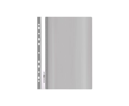 Папка-швидкозшивач Economix А4 Light з перфорації, сіра (E38504-10)