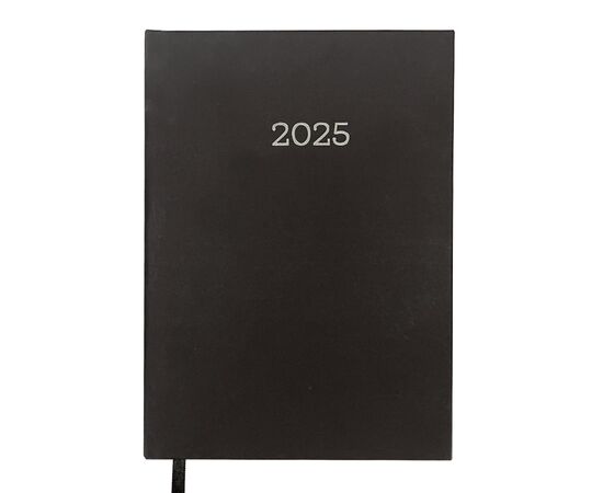 Еженедельник Buromax датированный 2025 MONOCHROME A5 черный (BM.2160-01)