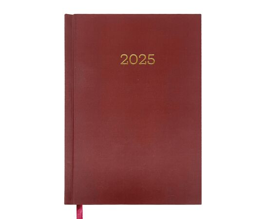 Еженедельник Buromax датированный 2025 MONOCHROME A5 бордовый (BM.2160-13)