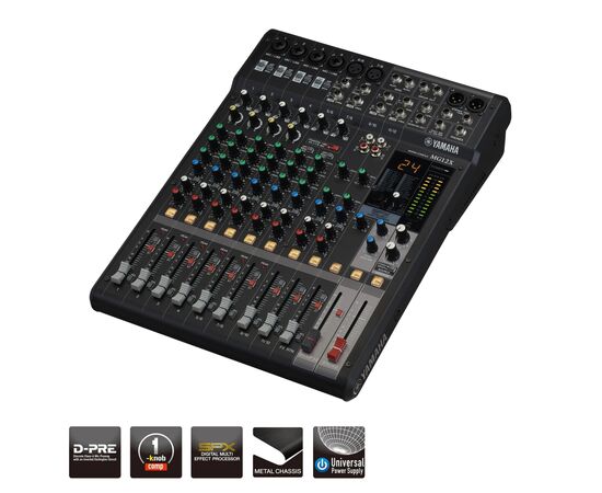 Микшерный пульт Yamaha MG12X, изображение 2 Микшерный пульт Yamaha MG12X, изображение 2
