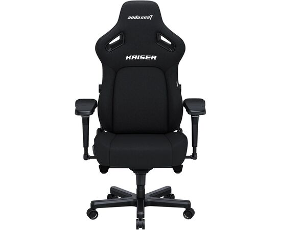Кресло игровое Anda Seat Kaiser 4 Fabric Size XL Black (AD12YDDC-XLL-20-B-CF), изображение 2 Кресло игровое Anda Seat Kaiser 4 Fabric Size XL Black (AD12YDDC-XLL-20-B-CF), изображение 2