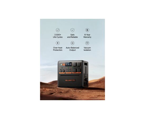 Зарядная станция BLUETTI AC240P 1843Wh (AC240P), изображение 6 Зарядная станция BLUETTI AC240P 1843Wh (AC240P), изображение 6