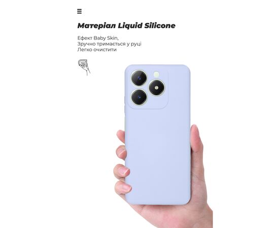 Чехол для мобильного телефона Armorstandart ICON Realme C63 4G Camera cover Lavender (ARM78462), изображение 7