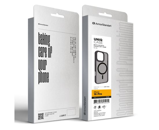 Чохол до мобільного телефона Armorstandart Uniq MagSafe Apple iPhone 16 Pro Black (ARM79505), зображення 2