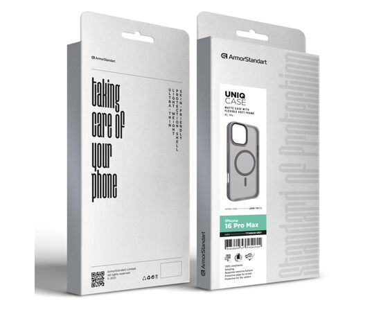 Чехол для мобильного телефона Armorstandart Uniq MagSafe Apple iPhone 16 Pro Max Titanium Grey (ARM79511), изображение 2