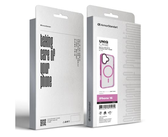 Чохол до мобільного телефона Armorstandart Uniq MagSafe Apple iPhone 16 Violet (ARM79499), зображення 2