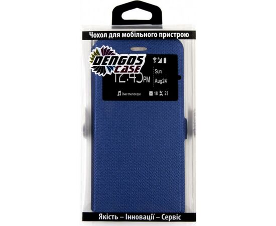 Чехол для мобильного телефона Dengos Flipp-Book Call ID Xiaomi Redmi 8/8А, blue (DG-SL-BK-249) (DG-SL-BK-249), изображение 4