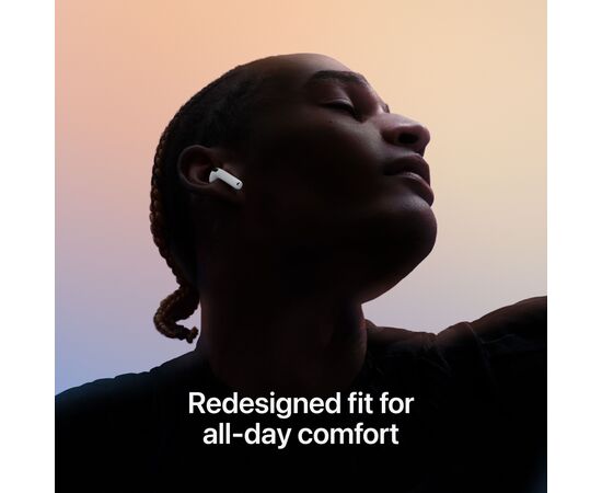 Наушники Apple AirPods 4 (MXP63ZE/A), изображение 3 Наушники Apple AirPods 4 (MXP63ZE/A), изображение 3