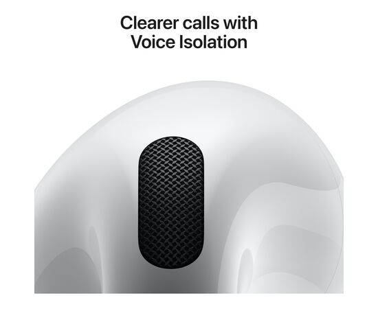 Наушники Apple AirPods 4 (MXP63ZE/A), изображение 5 Наушники Apple AirPods 4 (MXP63ZE/A), изображение 5
