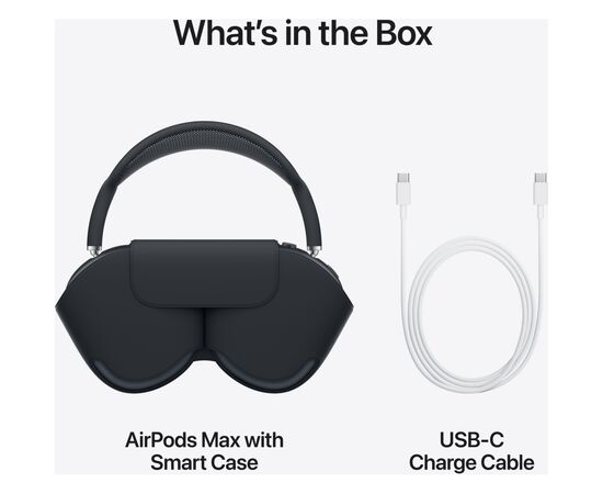 Наушники Apple AirPods Max (2nd generation) Midnight (MWW43ZE/A), изображение 9 Наушники Apple AirPods Max (2nd generation) Midnight (MWW43ZE/A), изображение 9