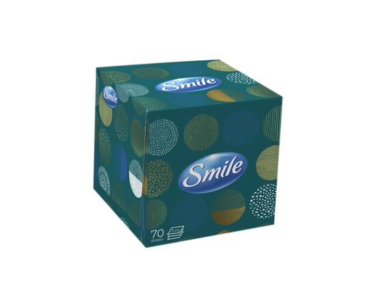 Салфетки косметические Smile 3 слоя 70 листов Дизайн коробки в ассортименте (4823071661996), изображение 3 Салфетки косметические Smile 3 слоя 70 листов Дизайн коробки в ассортименте (4823071661996), изображение 3